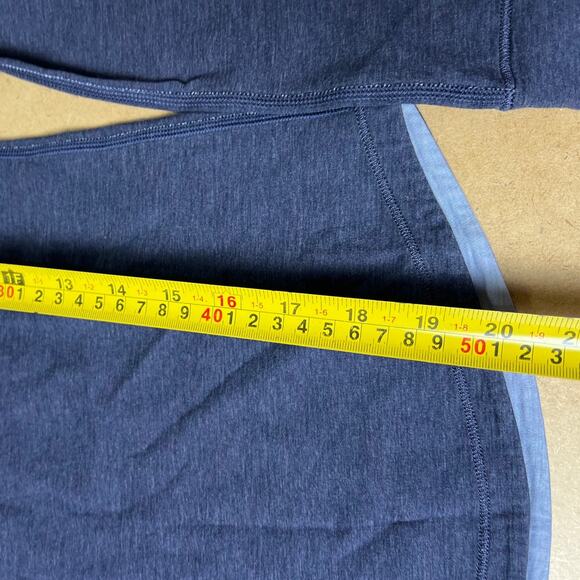 Ivivva 12 Girls By Lululemon Blue Top Heathered Super Soft Long Sleeve - Picture 3 of 5